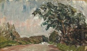 Vej Gennem En Skov by Albert Gottschalk