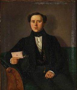 The Artist's Self-portrait by Jacob Christian Gottschalk