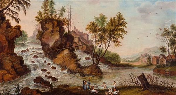 Der Rheinfall Bei Schaffhausen - view 1