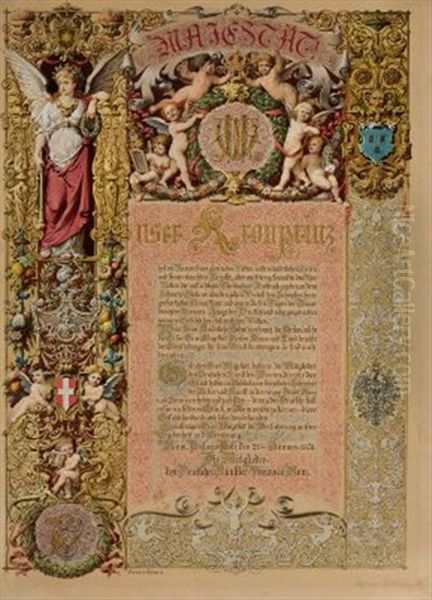 Ergebenheitsadresse Des Deutschen Kunstler-vereins In Rom - view 1