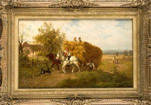 Einbringen Der Ernte by Eduard Goetzelmann