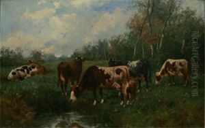 Boskap I Landskap by Eduard Goetzelmann