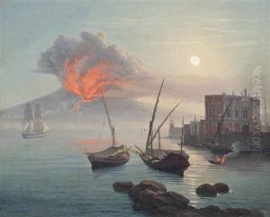 The Eruption Of Vesuvius, 1 May 1855