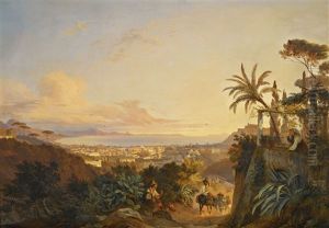The Gulf Of Naples, Viewed From The Capo Di Monte