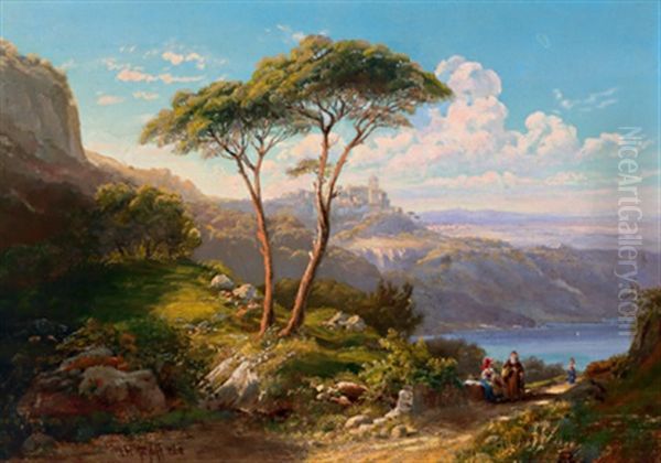 Blick Auf Castel Gandolfo - view 1