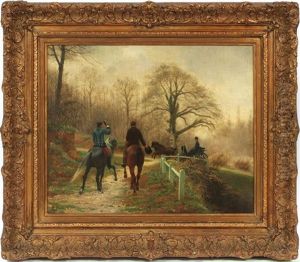 Morning Canter by Jean Richard Goubie