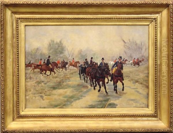 Scene De Chasse A Courre - view 1