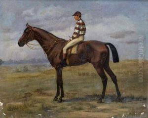 Jockey Sur Son Cheval by Jean Richard Goubie