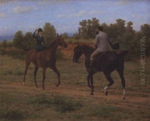 La Rencontre Des Cavaliers by Jean Richard Goubie