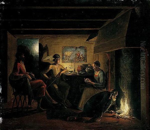 Jupiter And Mercury In The House Of Philemon And Baucis - view 1