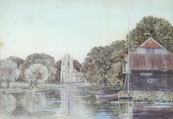 On The Thames - Sunbury Weir, Surrey - view 1