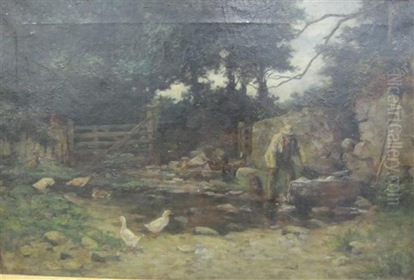 A Shady Corner On A Dartmoor Farm - view 1