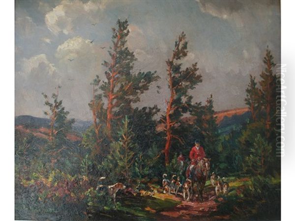Exmoor Vale Hunt (at Webber's Post) - view 1