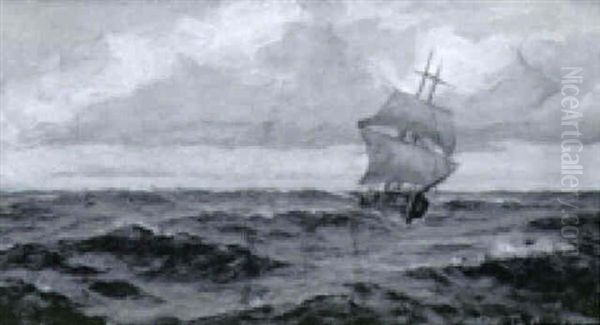 Segelschiff Auf Hoher See - view 1