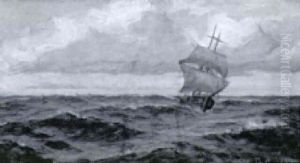 Segelschiff Auf Hoher See by William De Goumois