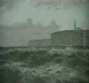 Abenddammerung Am Meer by William De Goumois