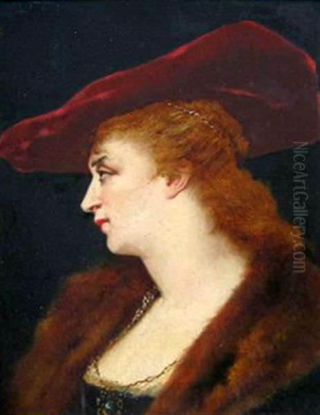 Portraits Of Red Haired Beauties (pair) - view 1