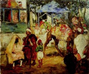 Scene De Rue, Tunisie by Pierre Gourdault