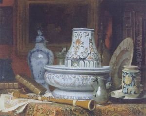 In Meinem Atelier by Pierre-Eugene Gourdet