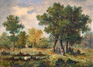 En Lisiere Du Bois by Raphael Gourdon