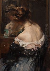 La Toilette by Jean Leon Henri Gouweloos