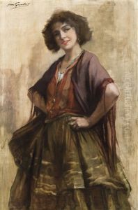 Femme Debout by Jean Leon Henri Gouweloos