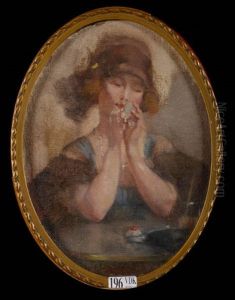 Jeune Femme A Sa Toilette