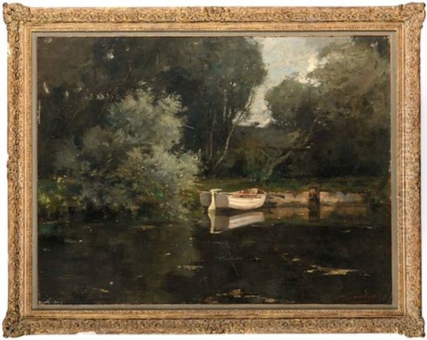 Barque Sur L'etang - view 1