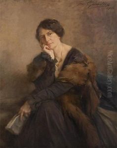 Jeune Femme A La Lecture by Jean Leon Henri Gouweloos