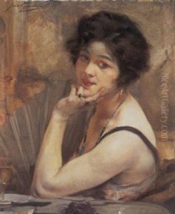 Femme A L'eventail