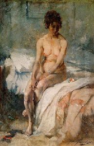 Jeune Femme Nue Assise Jeune Femme Nue Assise