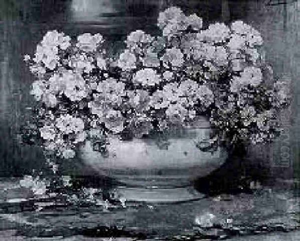 Still Life With Flowers In A Porcelain Bowl - view 1