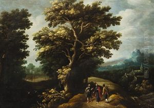 Le Christ Et Les Pelerins D'emmaus