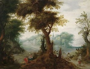 Rast Unter Baumen by Abraham Govaerts