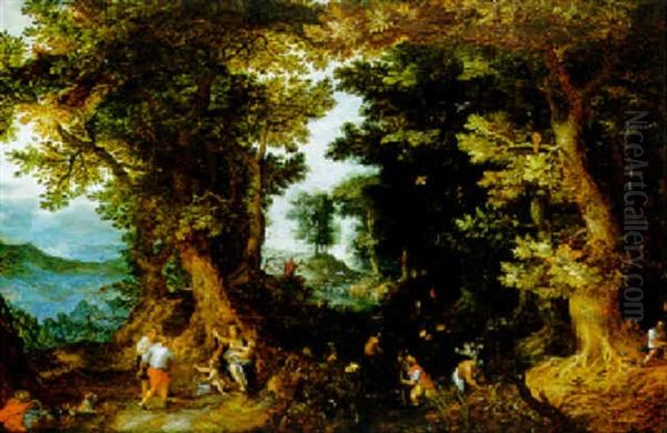 Waldlandschaft Mit Latona Und Den Froschen - view 1