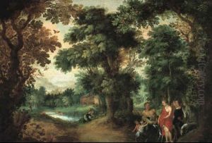 Dianas Ruckkehr Von Der Jagd by Abraham Govaerts