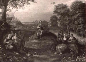 Apollo And The Muses by Abraham Govaerts