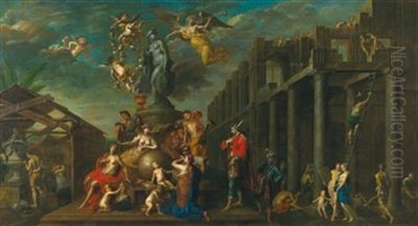 Allegory Of The Arts - view 1