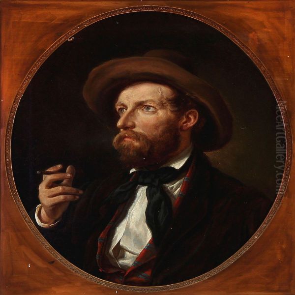 Portrait Of The Danish Painter Anders Lunde - view 1