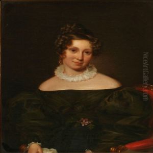 Portrait Of Edel Caroline Leth by Emil Baerentzen