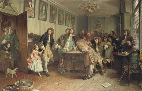 The Introduction Of Lady Mary Wortley Montague To The Kit Kat Club - view 1