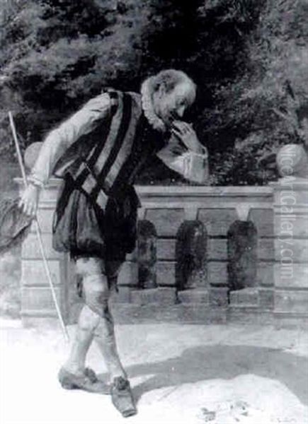 Malvolio Saluting His Shadow - view 1