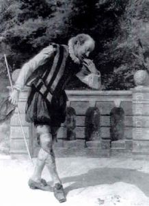 Malvolio Saluting His Shadow by Andrew Carrick Gow
