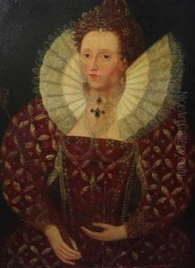 Portrait Of Queen Elizabeth I by George Gower