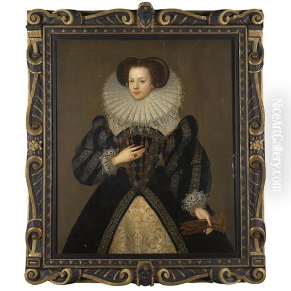 Portrait Of Mary Kytson, Wife Of Thomas Lord Darcy - view 1
