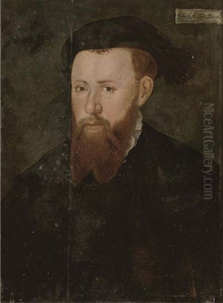 Portrait Of A Gentleman In A Plumed Cap - view 1