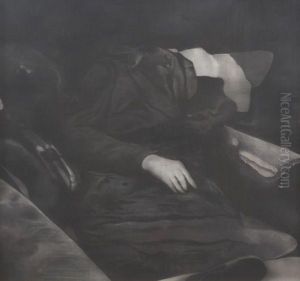 Figure In A Chair by Johannes Baers