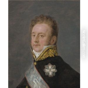 Portrait Of Prince Alois Wenzel Von Kaunitz-rietberg (1774-1848) by Francisco Goya Fuendetodos