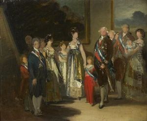 La Famille De Carlos Iv by Francisco Goya Fuendetodos