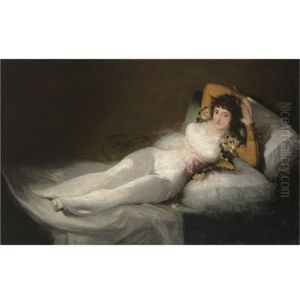 The Clothed Maja, Maja Vestida by Francisco Goya Fuendetodos
